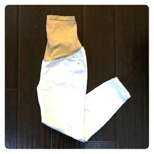 A Pea In The Pod White Secret Fit Belly Jeans 27